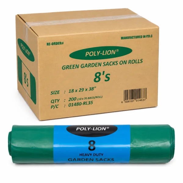 Garden Green Sacks (8's)