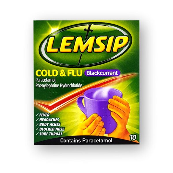 Lemsip Cold_Flu Black Currant 5 sachets