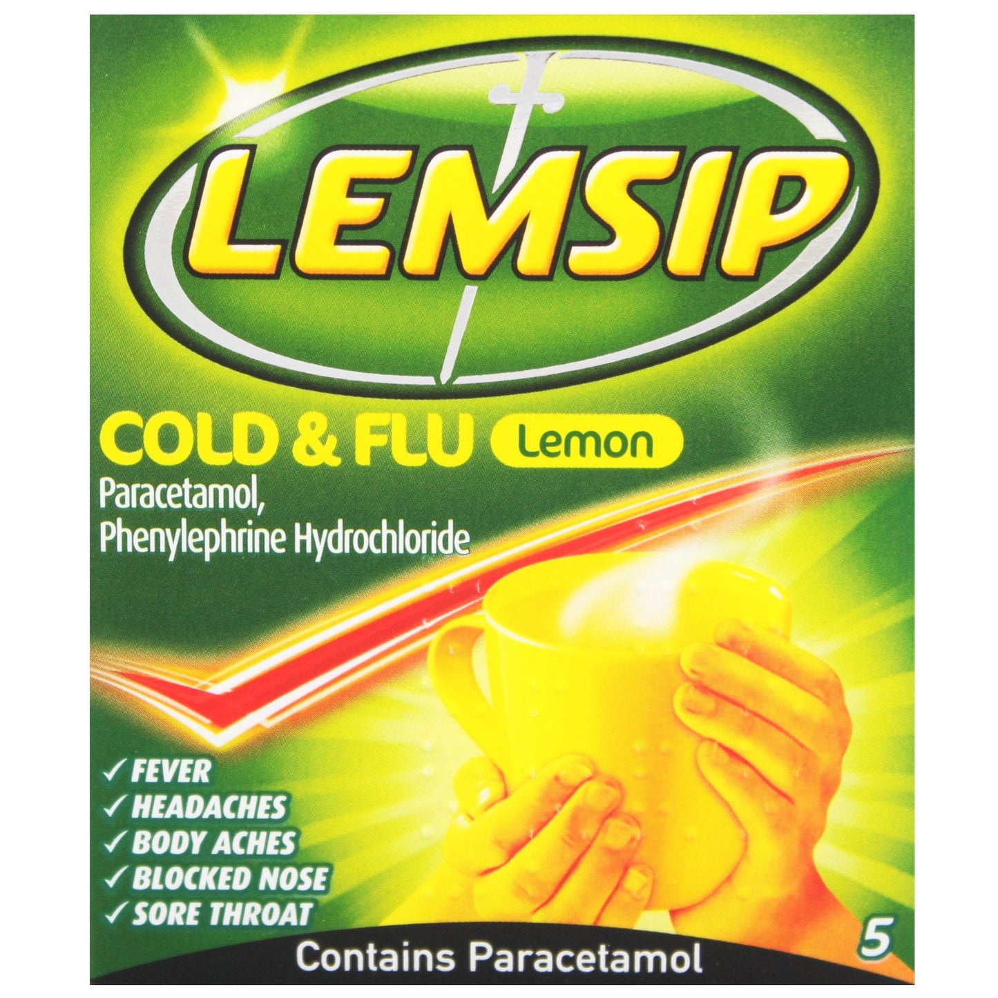 Lemsip Cold_Flu Lemon 5 sachets