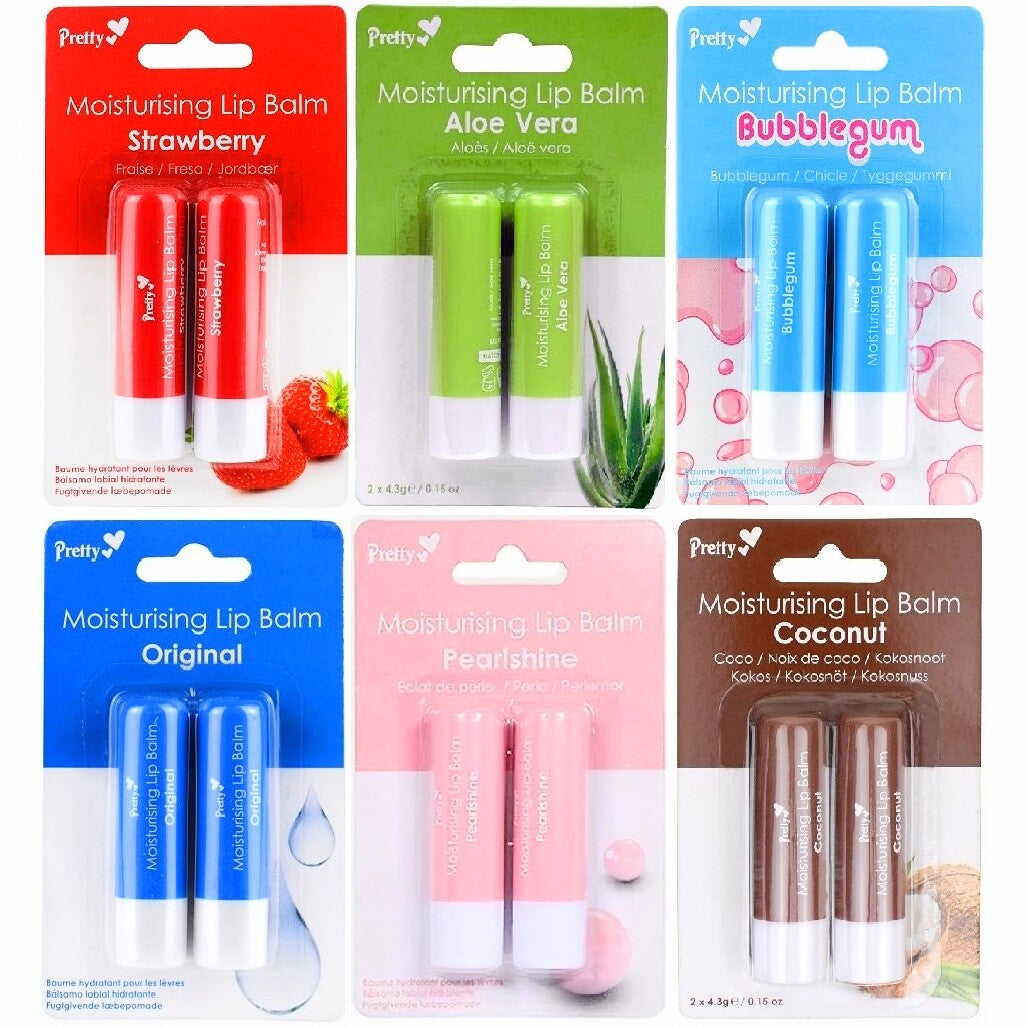 Pretty Moisturising Lip Balm – Mixed