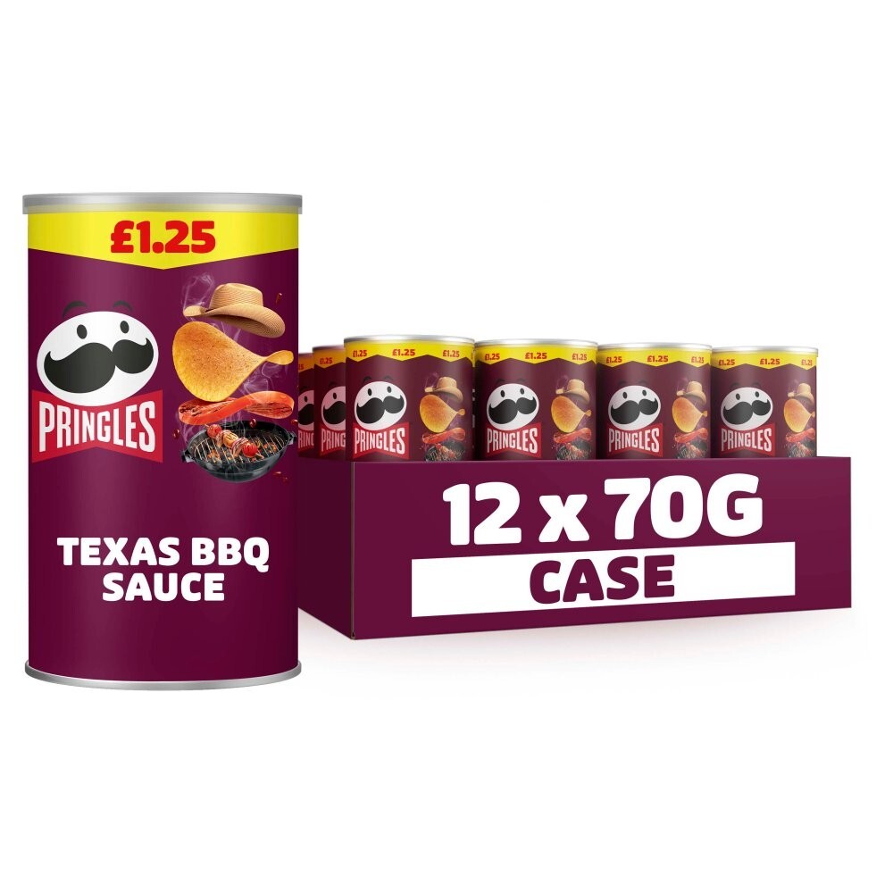 Pringles Texas BBQ Sharing Crisps 6 x 165g