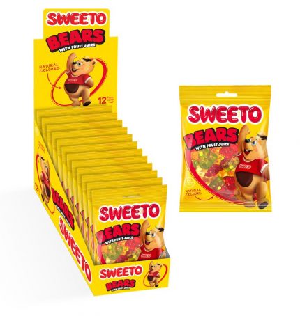 Sweeto Bears With Fruit Juice Gummy 80g