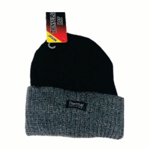 Men's Black Grey Thermal