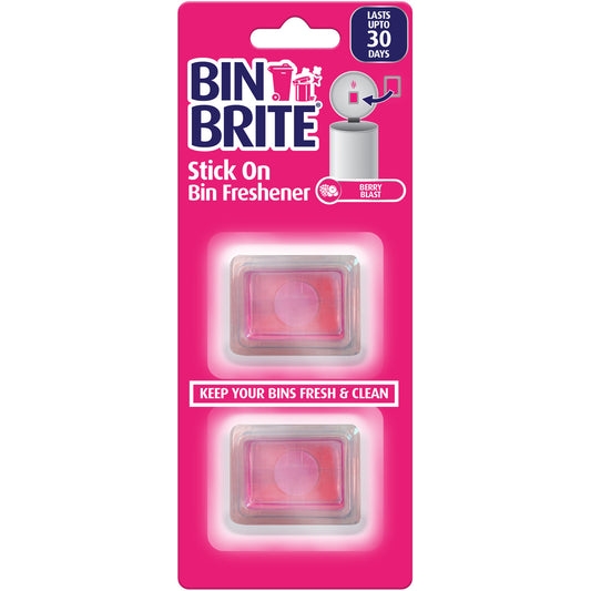 Rollover to Zoom Bin Brite Stick On Bin Freshener - Berry Blast