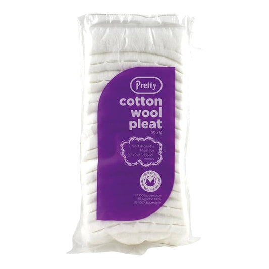 Cotton wool pleat