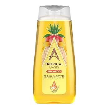Astonish Tropical Shampoo with Pro-Vitamin B5, 400ml