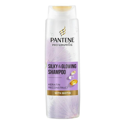 Silky & Glowing Shampoo with Biotin & Keratin Reconstruct 400ml for Dry Hair