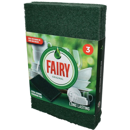 Fairy Original Extra Strong Scourer Pads 3 Pack
