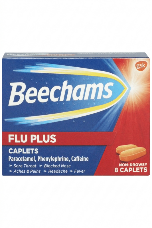 Beechamas Flu Plus 8 Caplets