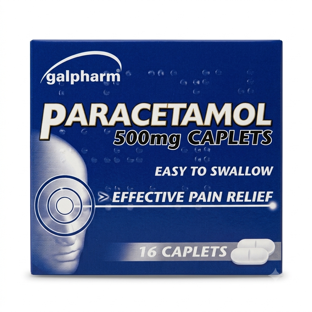 Paracetamol 12 Caplets 500mg