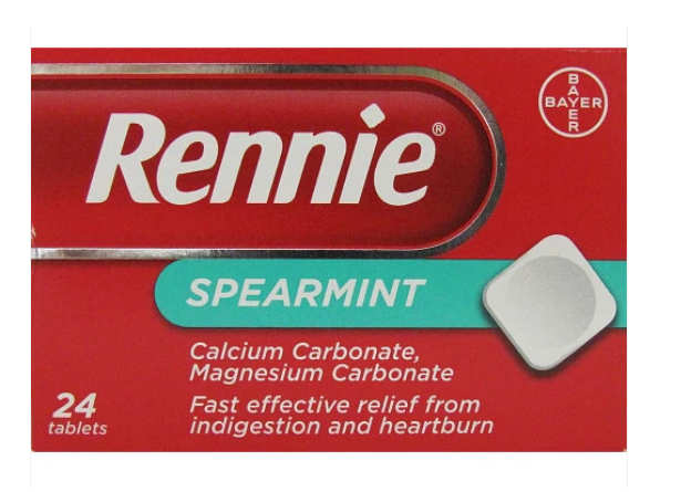 Rennine Spearmint 24 Tablets