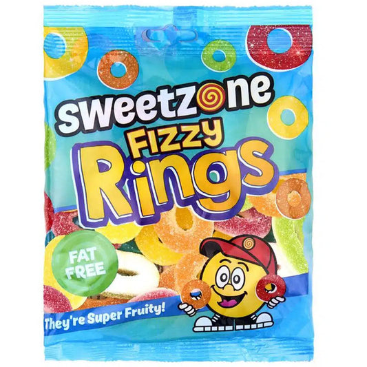 Sweetzone Jelly Candy Fizzy Rings 170g