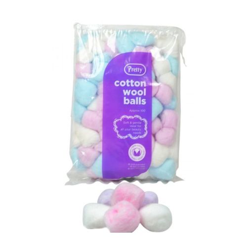 Pretty Cotton Coloured Balls 100s