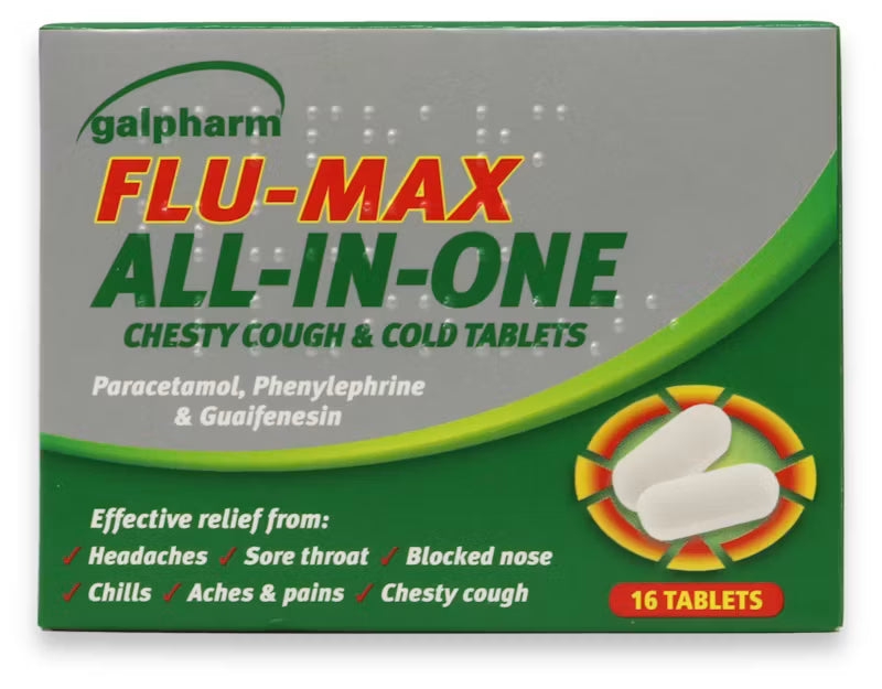 Galpharm Flu Plus Max 16 Tablets