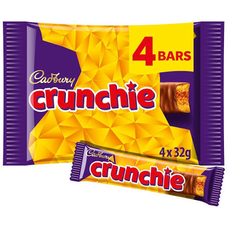 Original Cadbury Crunchie Chocolate Bar Pack