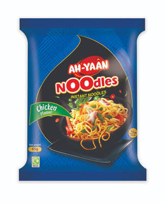 Ah-Yaan Instant Noodles - Curry, Chicken & Korean Extra Spicy Flavours