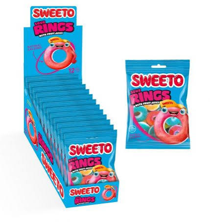 Sweeto Sour Rings 12x80gr
