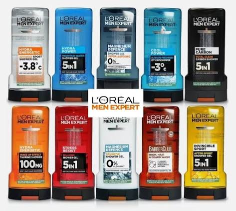 Loreal Men Expert Shower Gel 300ml Wide Range Pack of 1 3 or 6