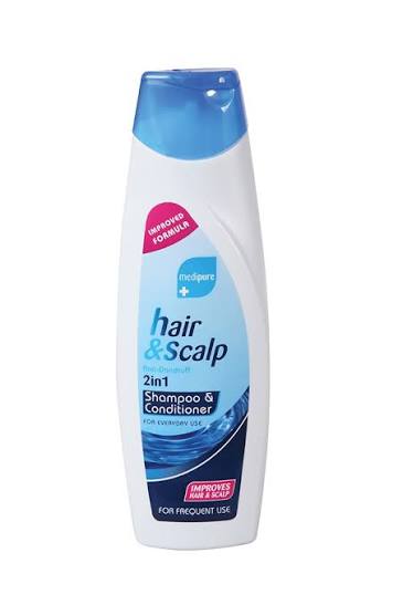 Xpel Medipure Hair & Scalp Anti Dandruff 2 in 1 Shampoo 400ml