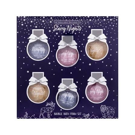 The Indulgent Bathing Co. Starry Nights Bauble Bath Foam Set