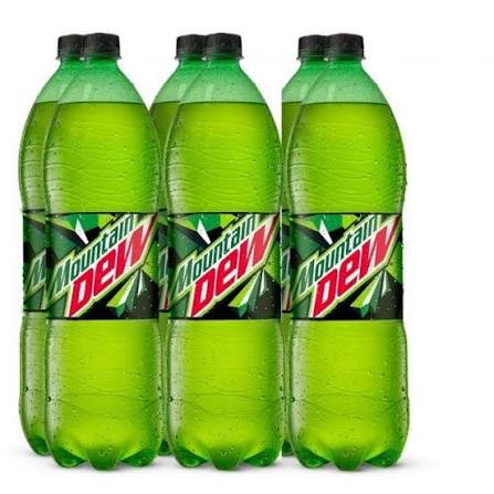 Mountain Dew Soft Drink Bottles 2.25 Litre 6-Pcs Case
