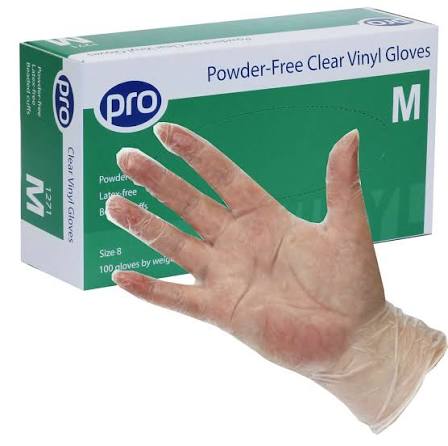 Clear vinyl Gloves