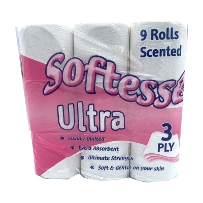 Softesse Ultra 3ply 9pk Toilet Rolls