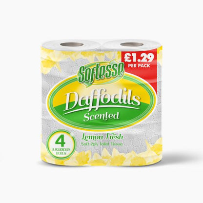 Daffodils 4pk Toilet Rolls £1.29