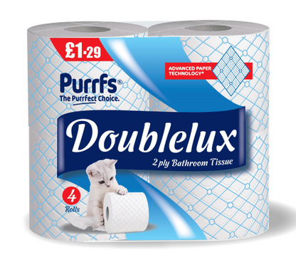 Doublelux 4pk Toilet Rolls £1.29