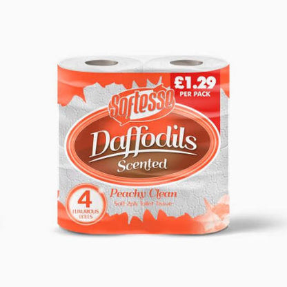 Daffodils 4pk Toilet Rolls £1.29