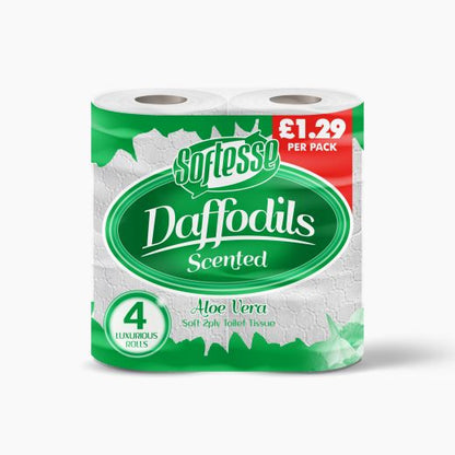 Daffodils 4pk Toilet Rolls £1.29