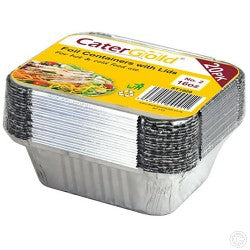 Aluminium Containers Small 5pk