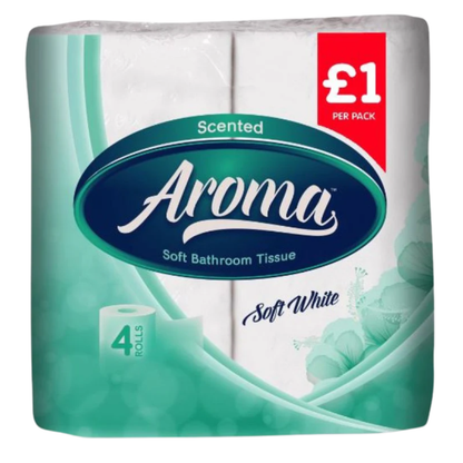 Aroma 4pk Toilet Rolls £1.0