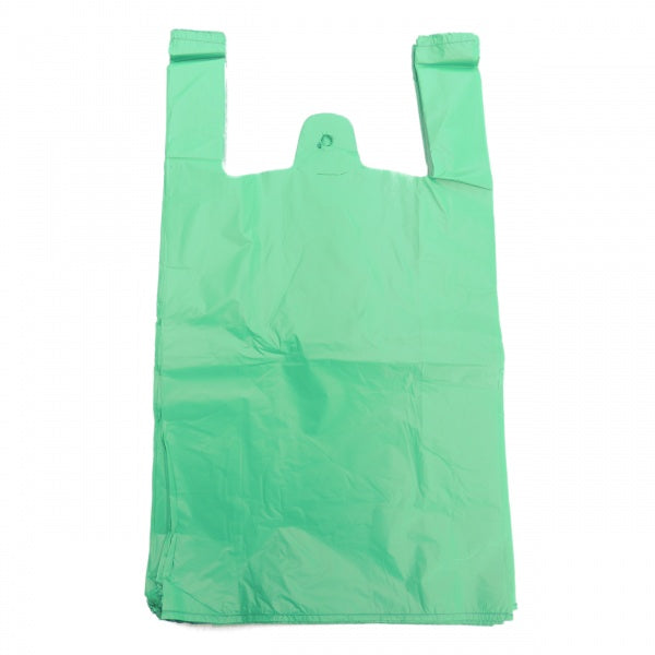 Green medium carrier bags