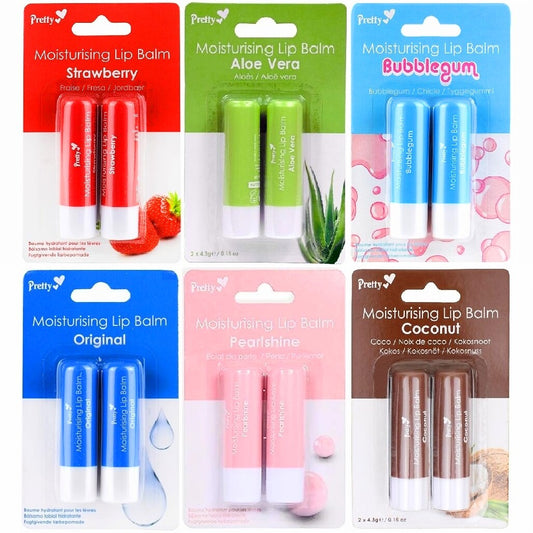 Pretty Moisturising Lip Balm – Mixed