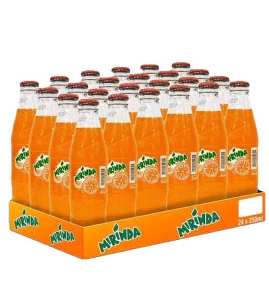 Mirinda Carbonated Orange Soft Drink 250ml x 24 Pieces